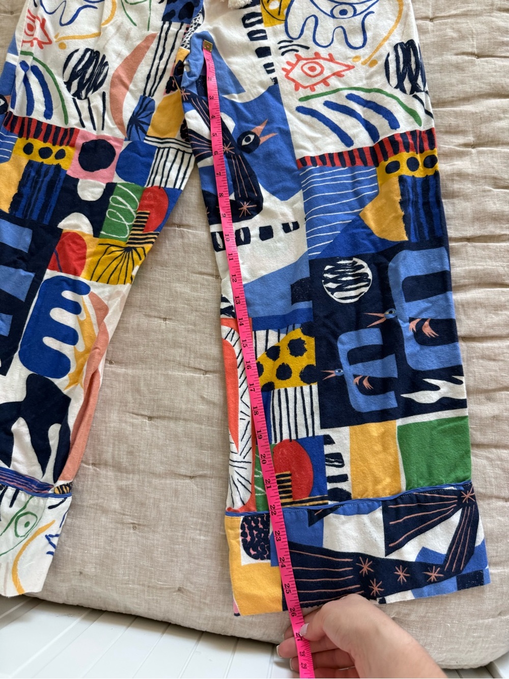 Anthropologie Marcello Velho Flannel Pajama Set Size Small - Picture 4 of 14